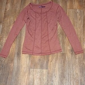 Prana Women's Long Sleeve Top in Rosewood